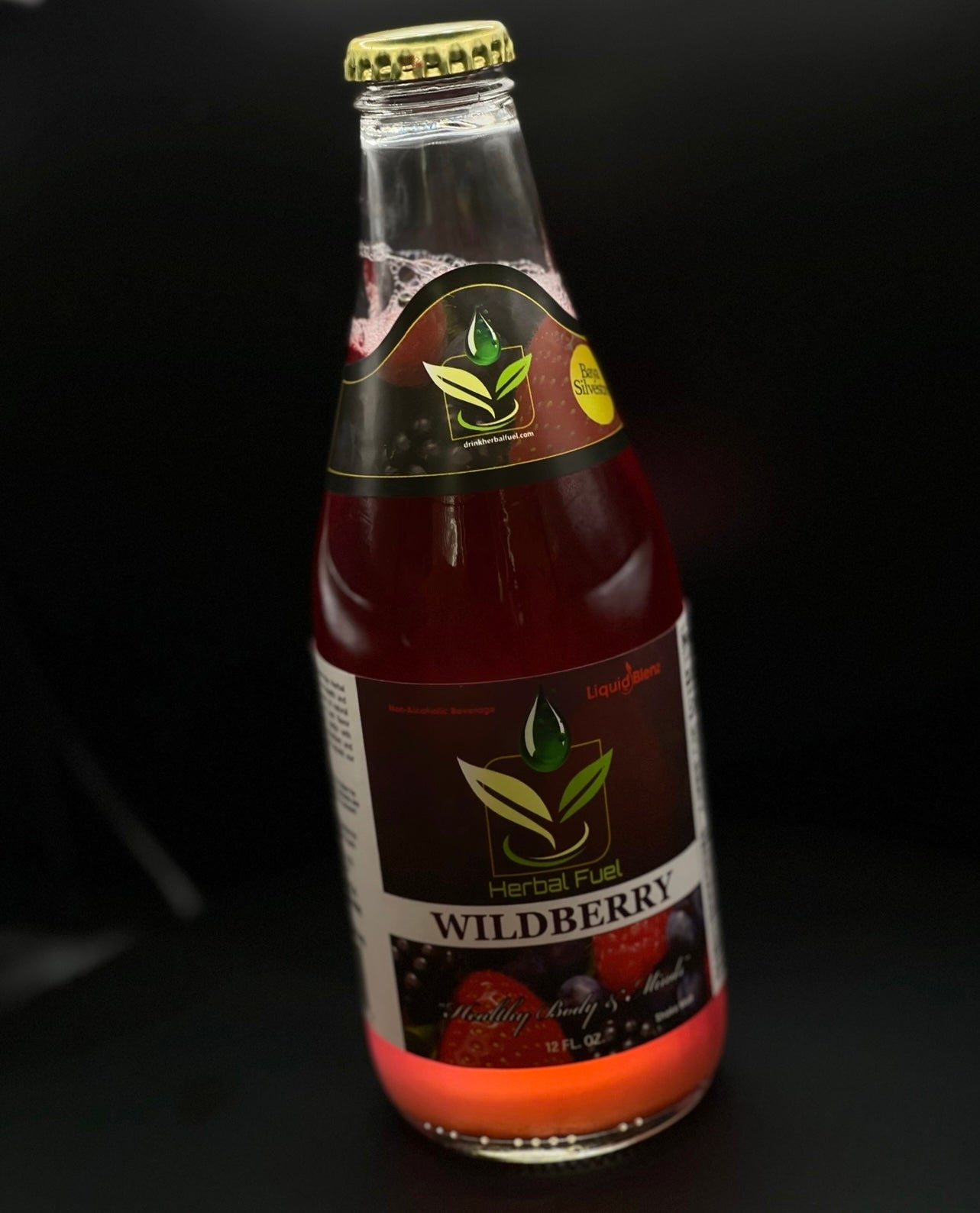 Wildberry Ginseng Energy Drink 12oz