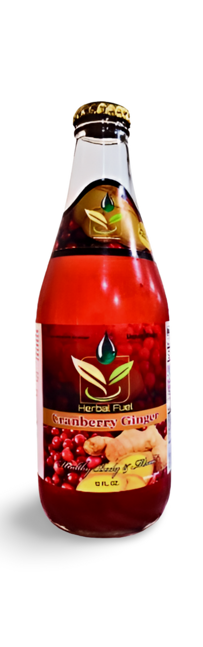 Cranberry Ginger Ginseng Energy Drink 12oz